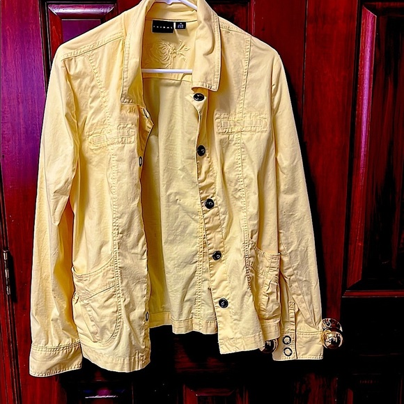 Tribal Jackets & Blazers - Yellow Women's Jacket by Tribal